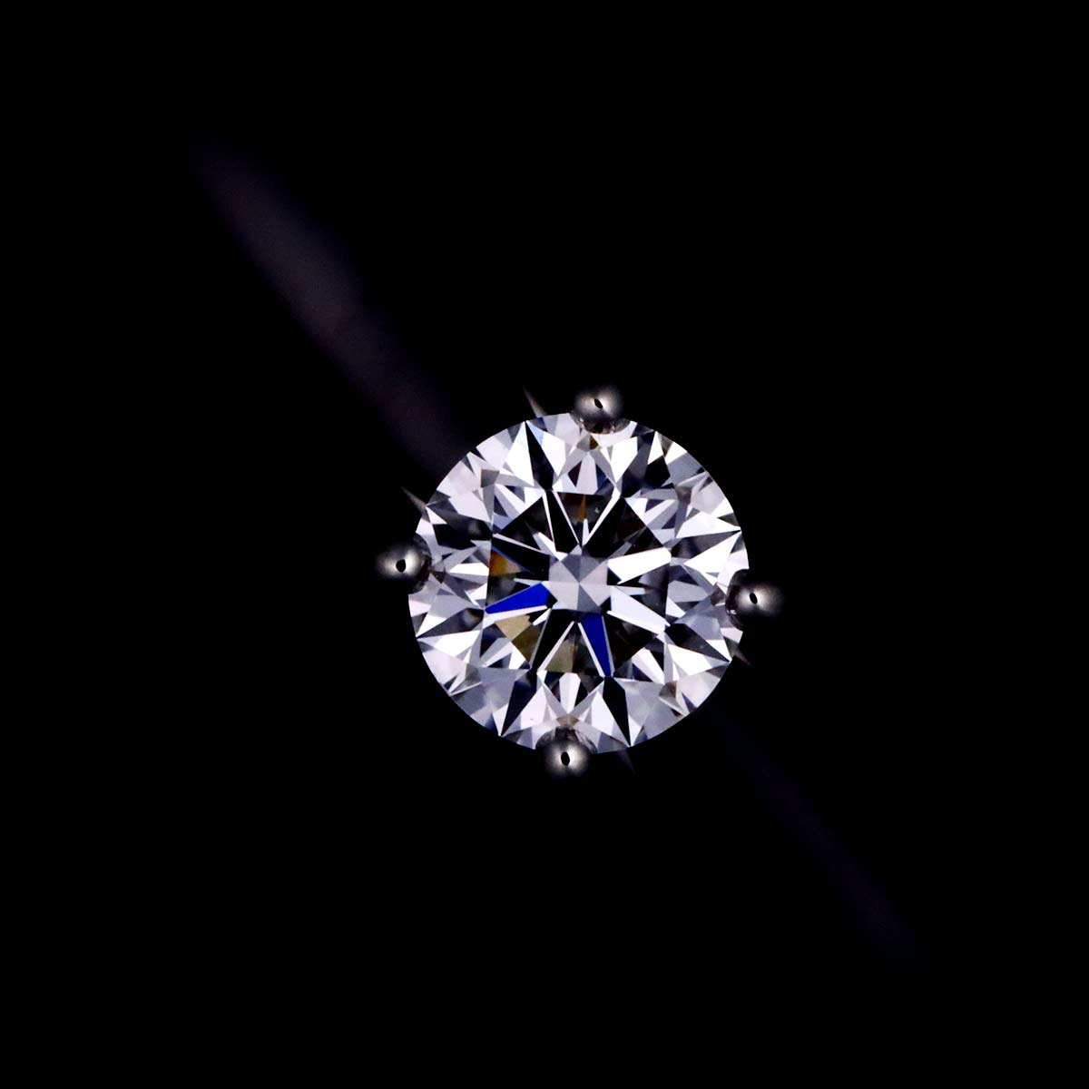 Diamond 0.36ct D/VS1/3EX Ring Platinum size55 7.25(US)