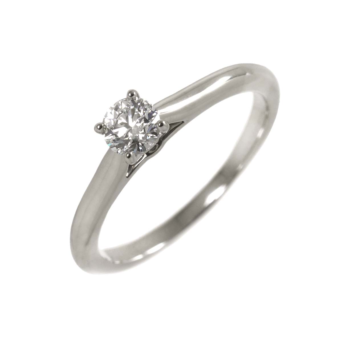 Diamond 0.36ct D/VS1/3EX Ring Platinum size55 7.25(US)