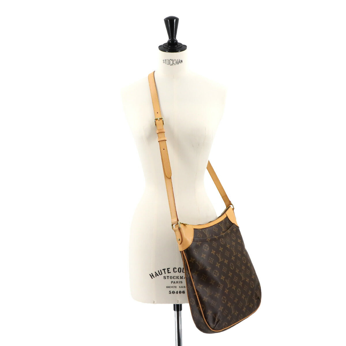 Monogram Odeon MM Shoulder Bag Brown M56389 Unisex