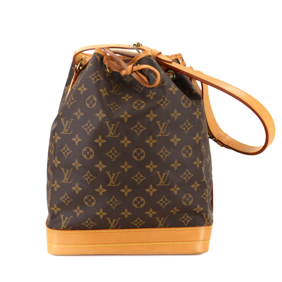 Monogram Noe Drawstring Shoulder Bag Brown M42224 Purse