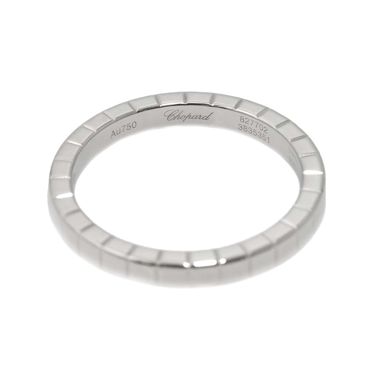 Ice Cube Ring 18K WG 750 Size6.75(US)