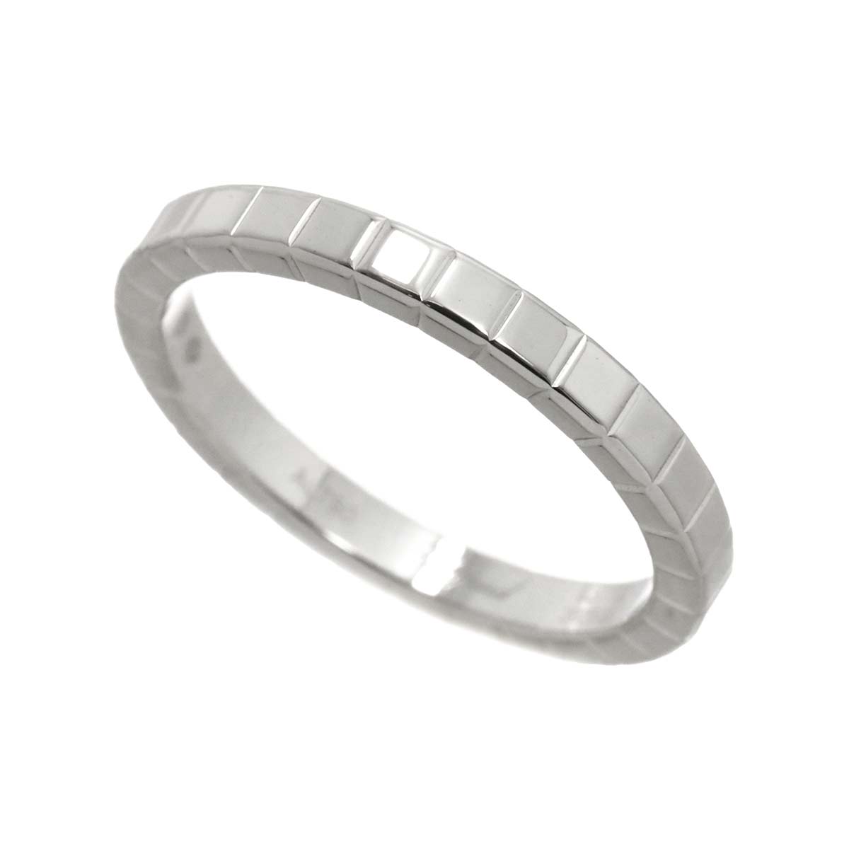 Ice Cube Ring 18K WG 750 Size6.75(US)