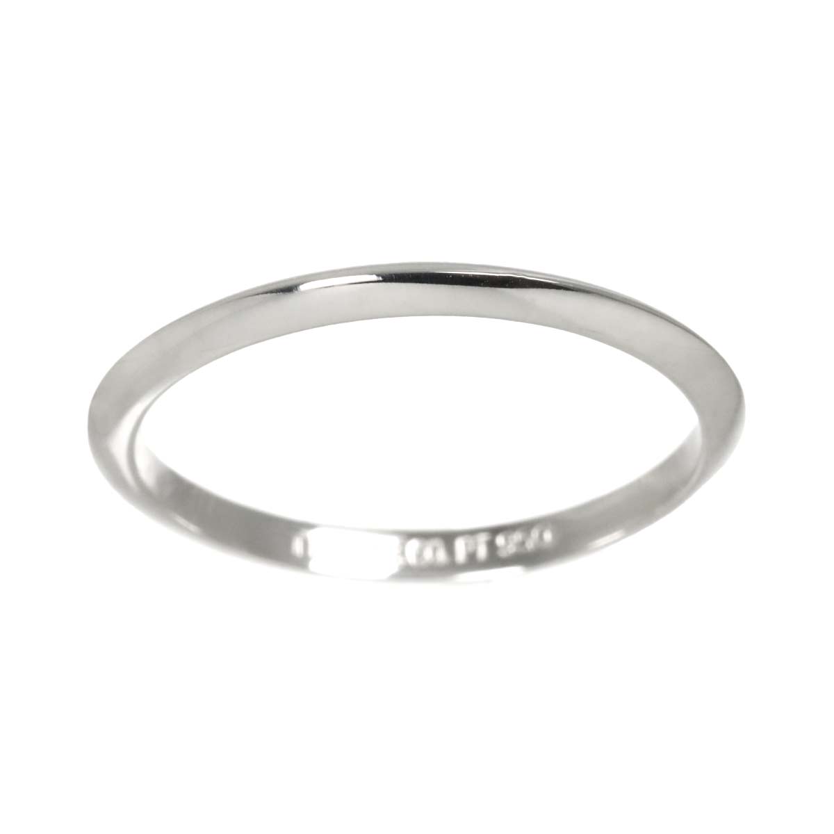 Band Ring Pt Platinum Size7.5(US)