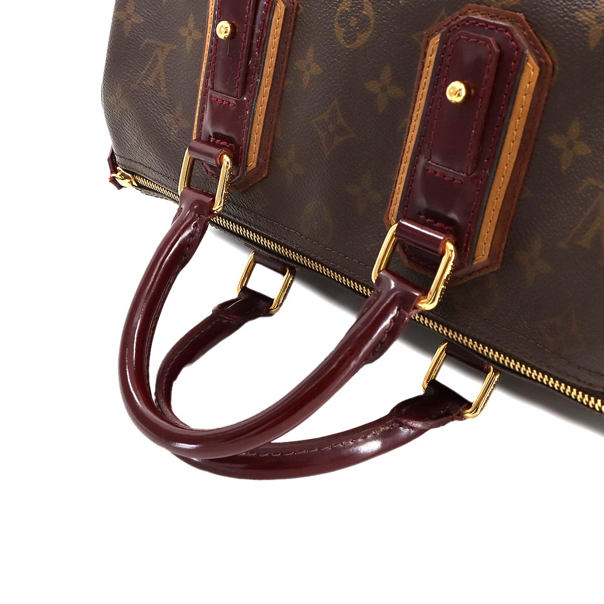 Monogram Mirage Speedy 30 Hand Bag Brown Bordeaux M95586