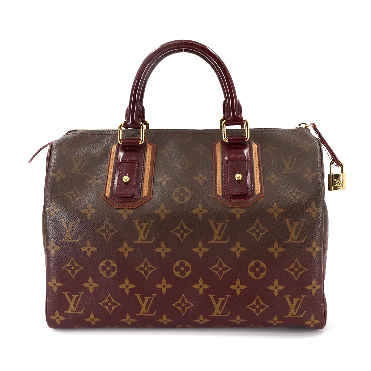 Monogram Mirage Speedy 30 Hand Bag Brown Bordeaux M95586