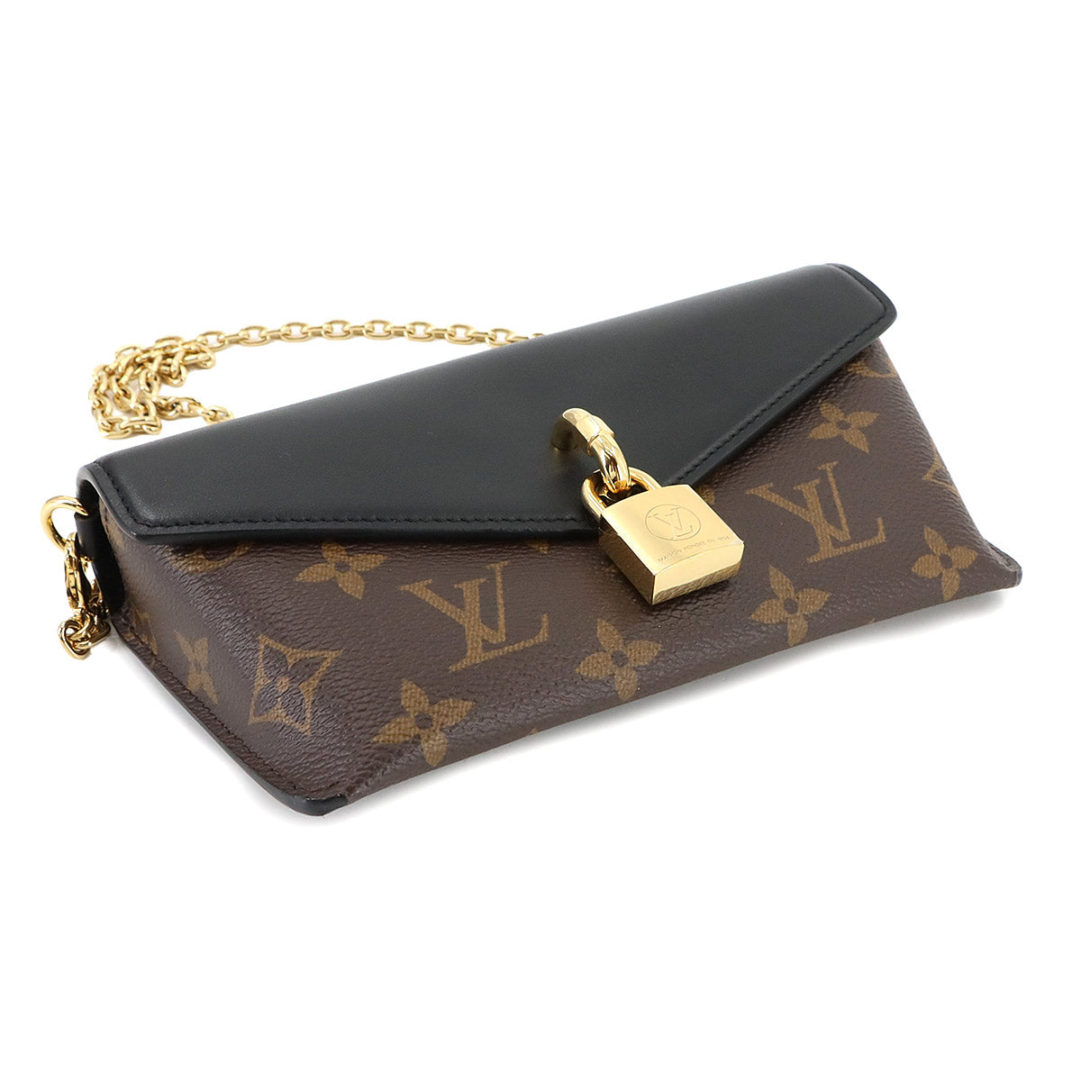 Monogram Padlock On Strap 2way Shoulder Bag Noir M80559