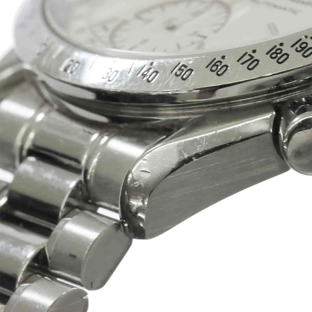 Speedmaster 3521 30 Triple calendar Chronograph Silver Dial