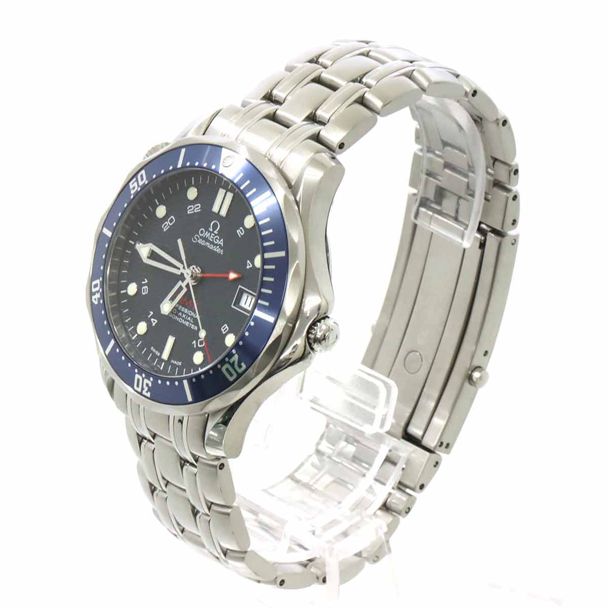 Seamaster 300 GMT Professional Co-Axial 2535 80 Navy Dial Mens