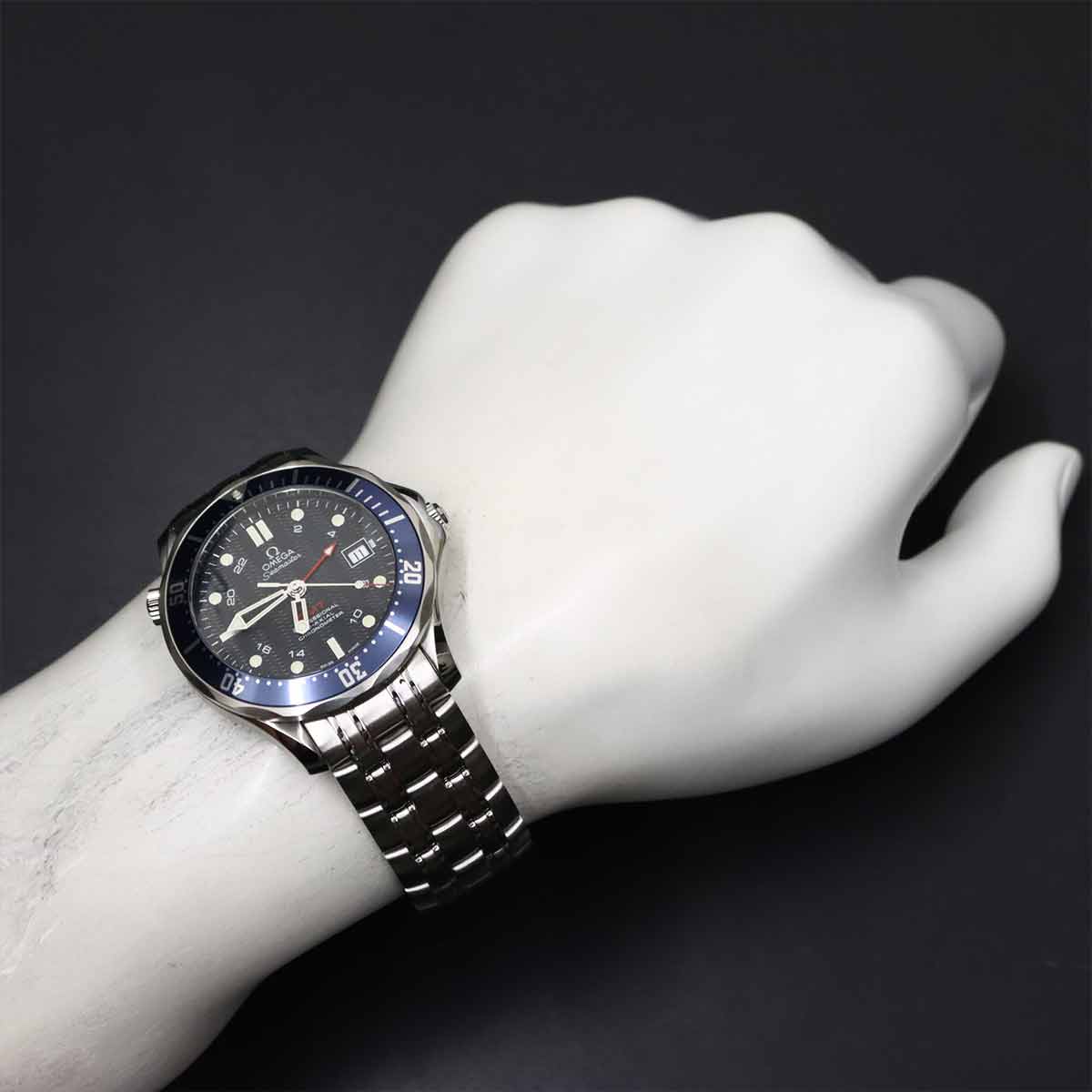 Seamaster 300 GMT Professional Co-Axial 2535 80 Navy Dial Mens