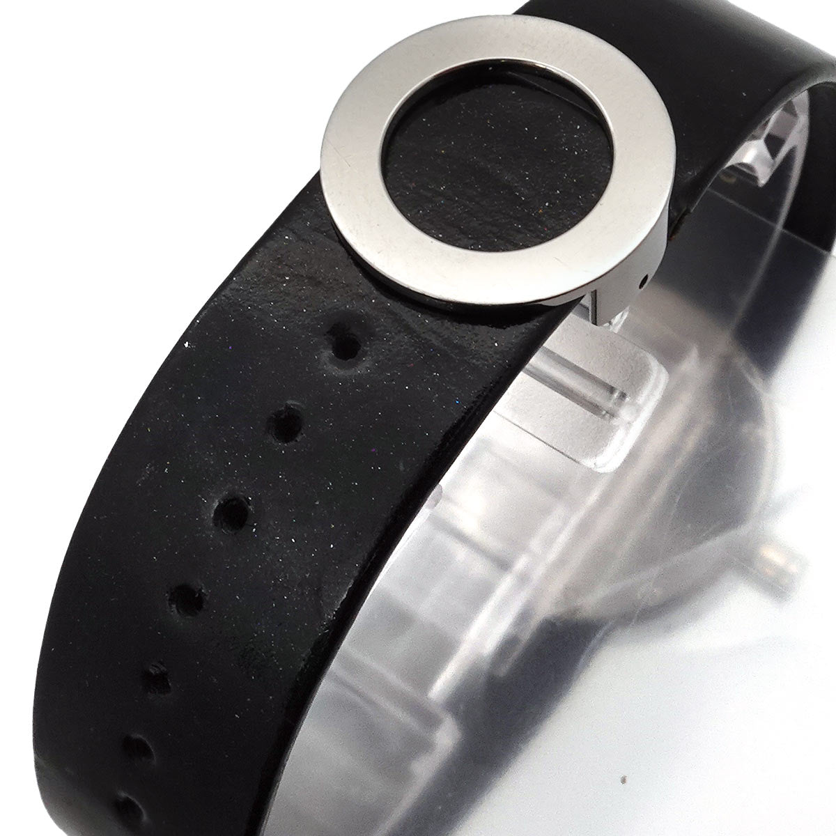La Ronde H0579 Quartz Black Dial Enamel Ladies Watch