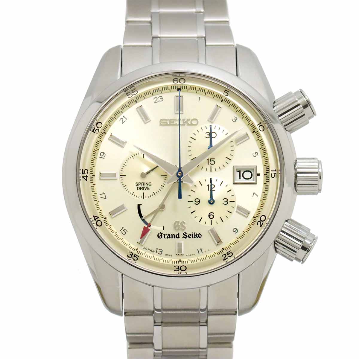 Grand Seiko Spring Drive SBGC001 9R86 0AA0 Silver Dial GMT Mens