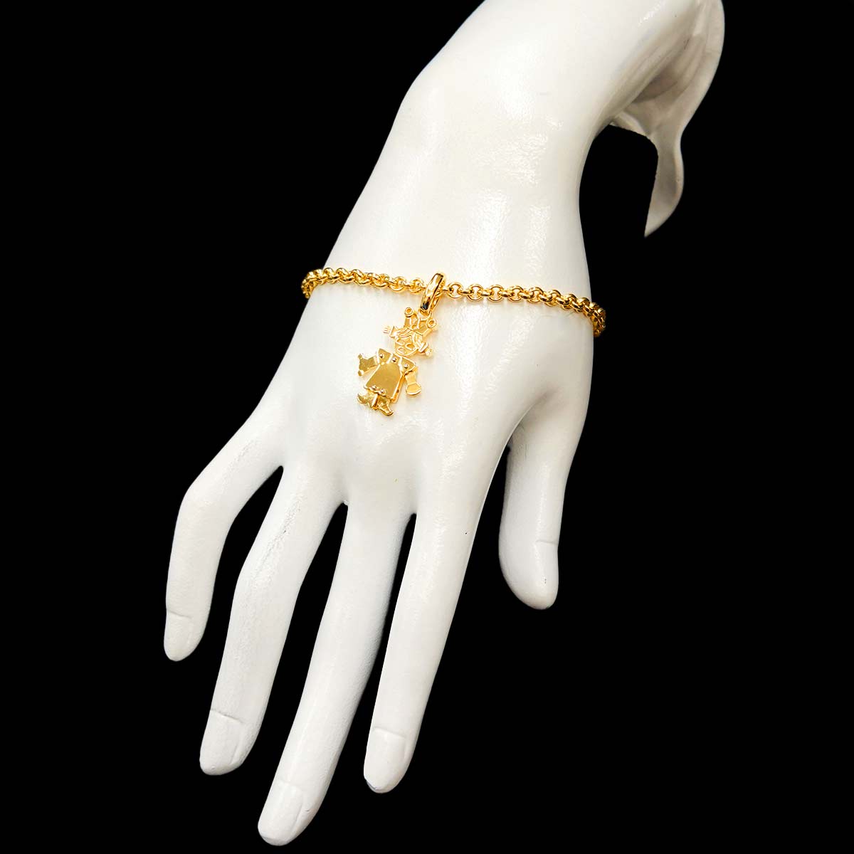 Queen Bracelet 18K YG WG 750