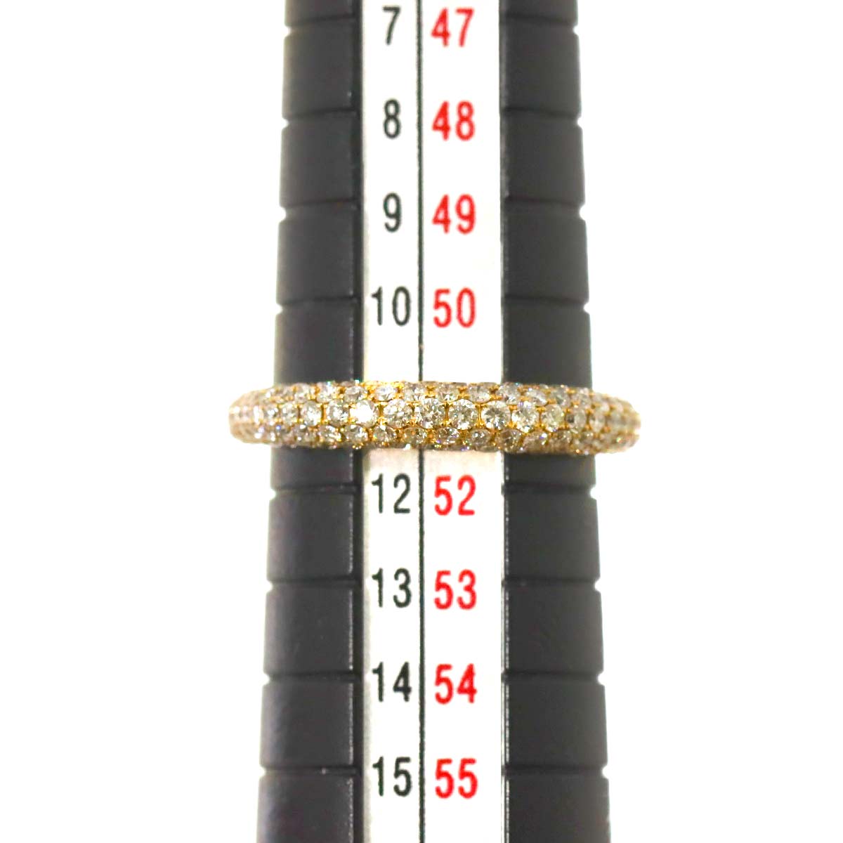 Diamond 0.76ct Ring 18K YG Yellow Gold 750 5.5-5.75(US)