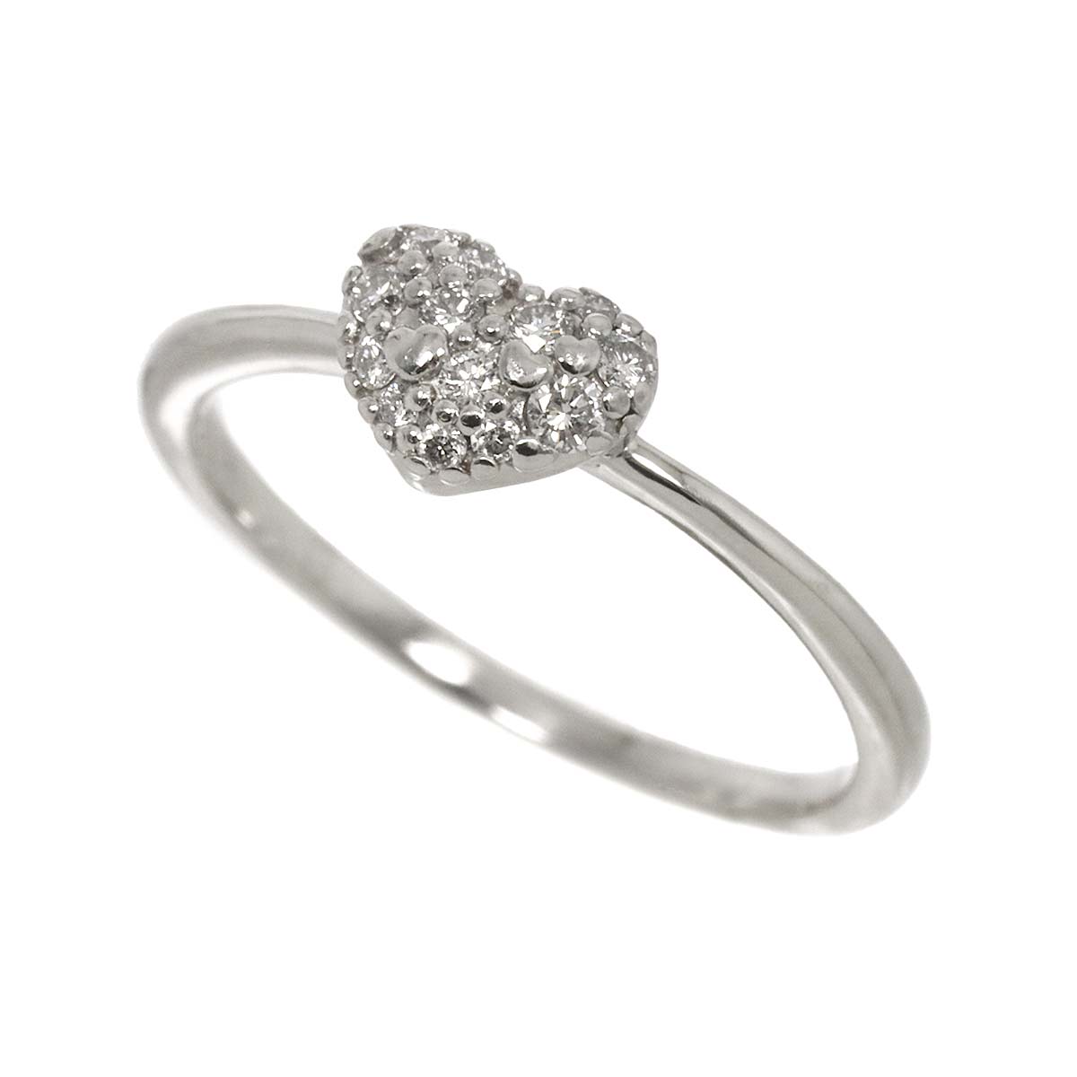 Diamond 0.15ct Ring Pt Platinum size6.75-7.25(US)