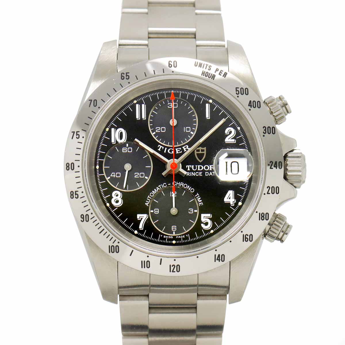 Chrono Time Prince Date 79280 Date Automatic Black Dial Mens 90291935