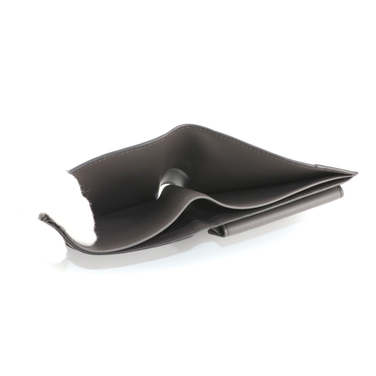 Puzzle Bifold Coin Wallet Leather Dark Gray C510501X14