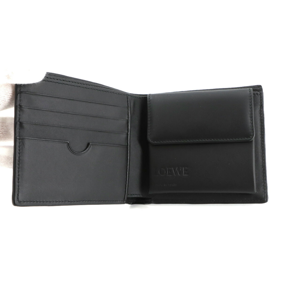 Puzzle Wallet Leather Navy 124.99.501