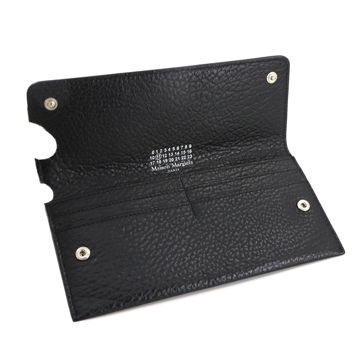 Four Stitches Lon Wallet Leather Black SA3TT0003