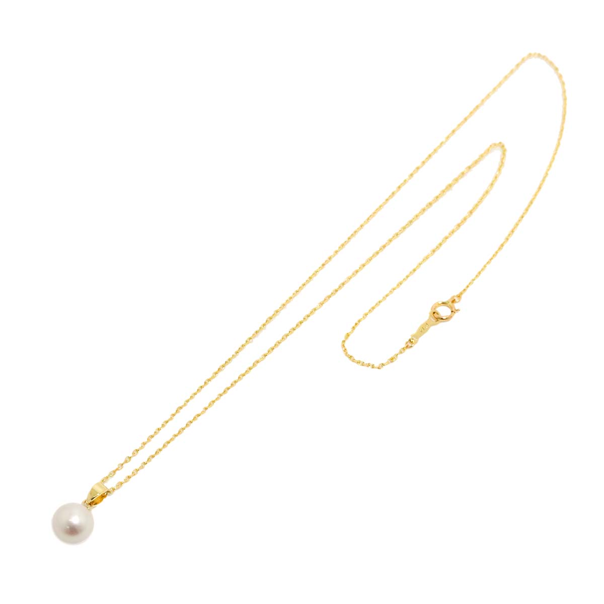 Akoya Pearl 8.3mm Necklace 14K Yellow Gold 585