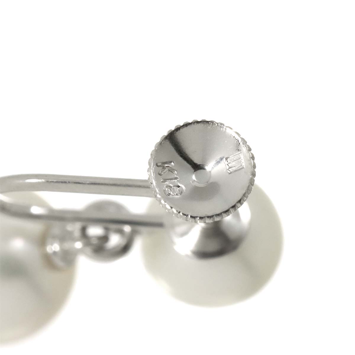 Akoya Pearl 7.1-6.2mm Earrings 18K WG