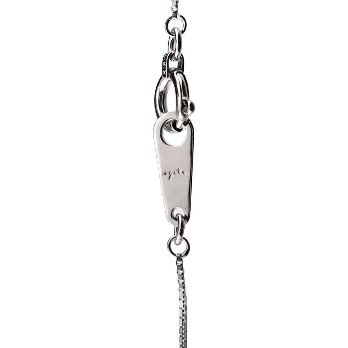 Diamond 0.05ct Necklace 18K WG White gold 750