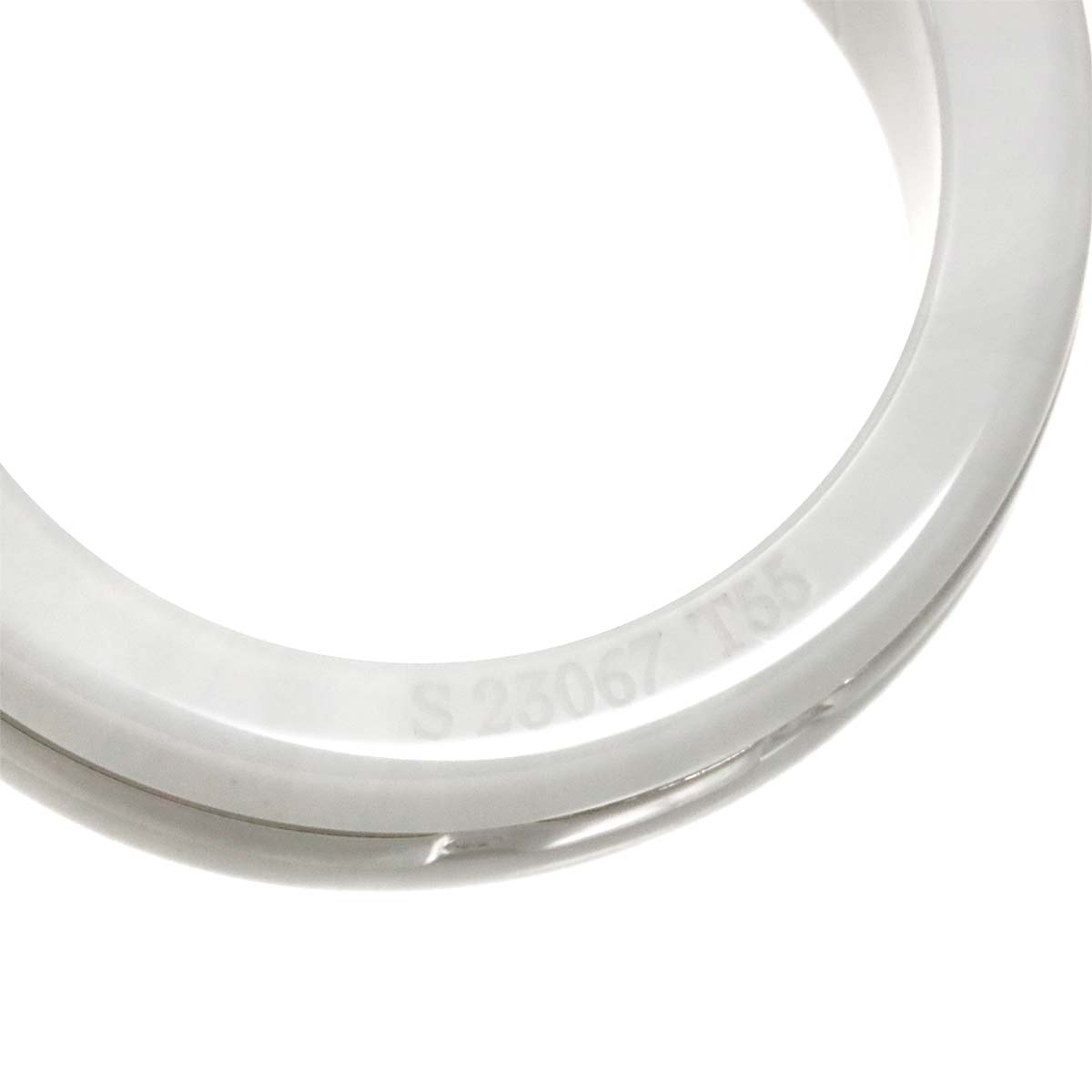 ULTRA Wide Ring Ceramic 18K WG 750 Size55 6.75(US)