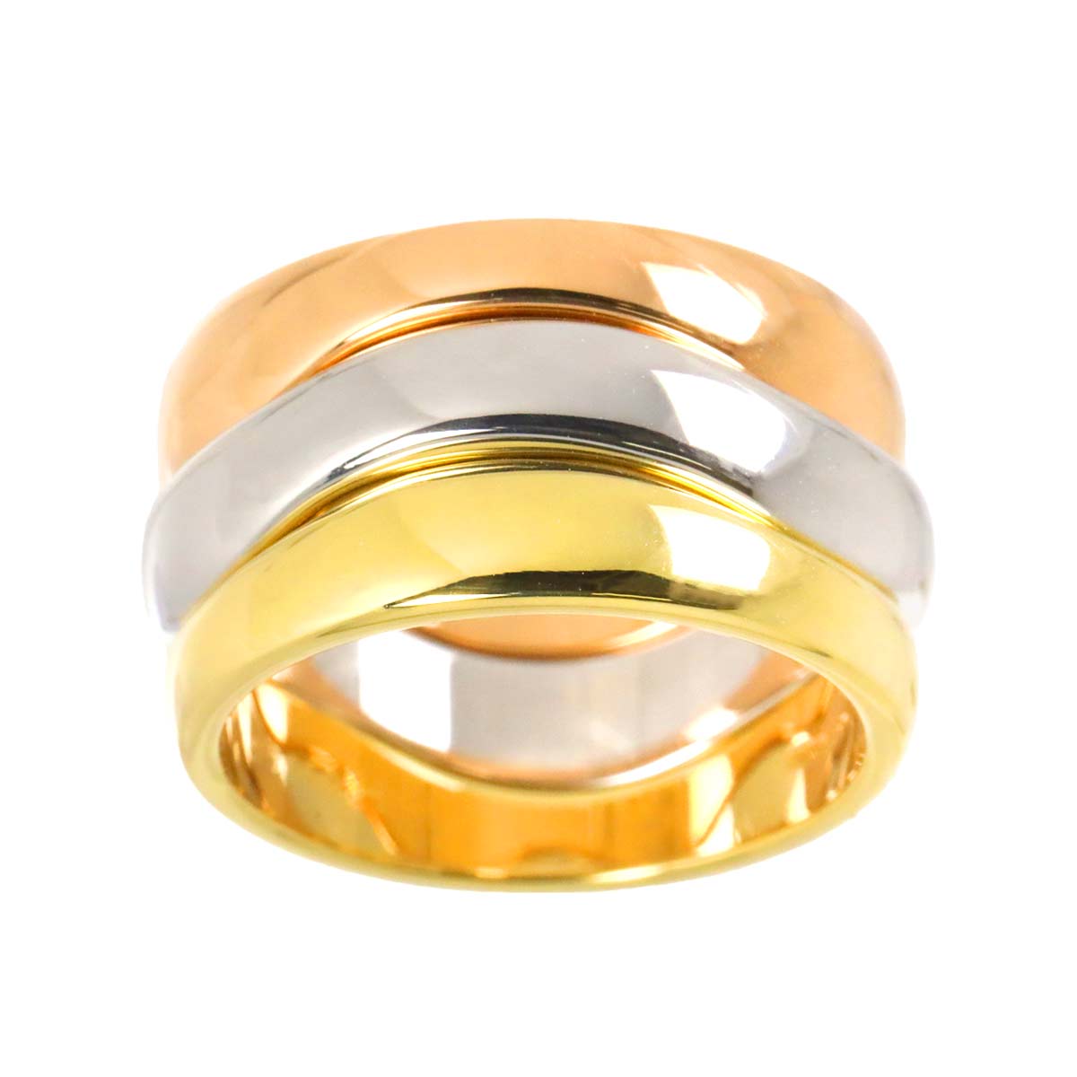 Love Me Ring 18K YG WG PG 750 size53 6.25-6.5(US)