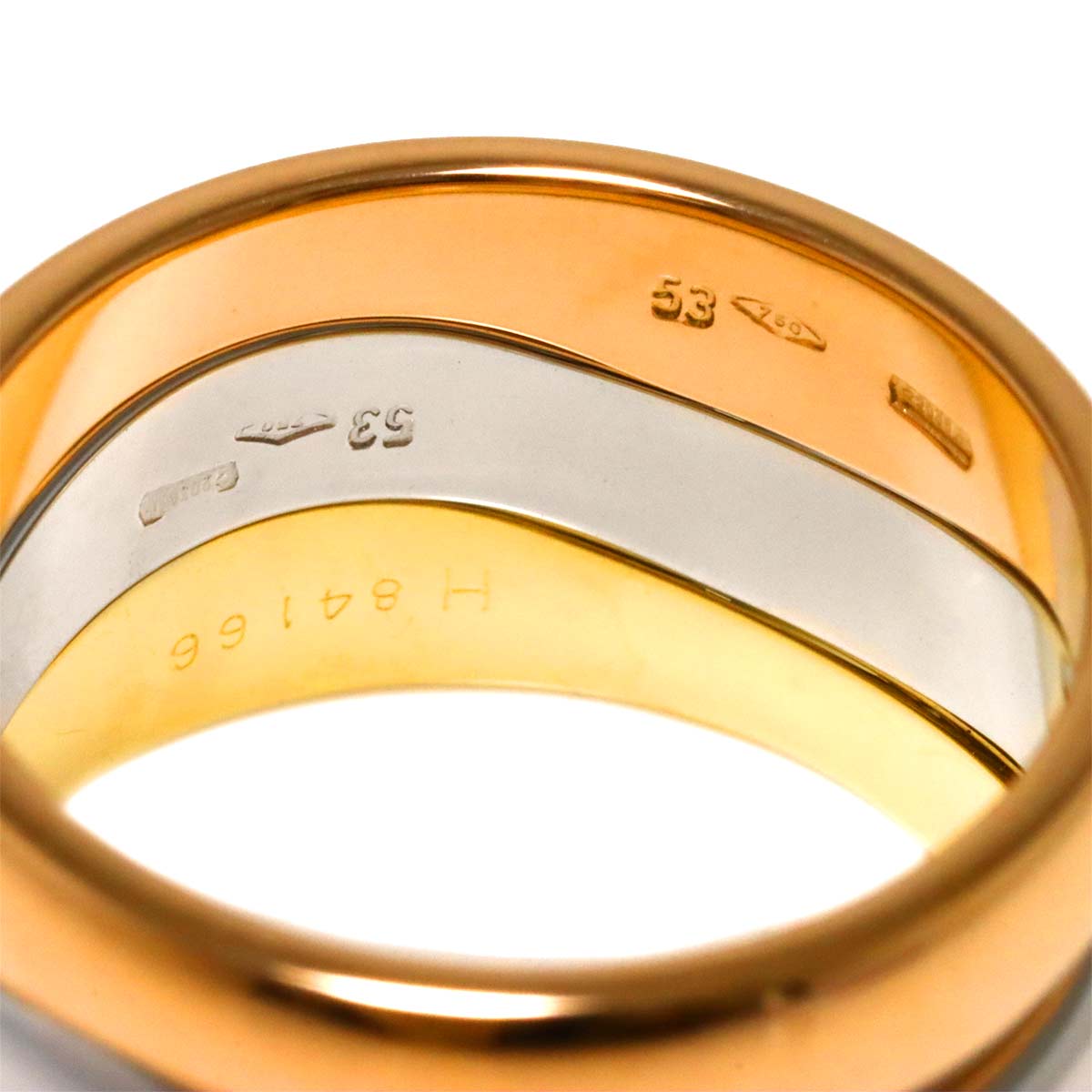 Love Me Ring 18K YG WG PG 750 size53 6.25-6.5(US)
