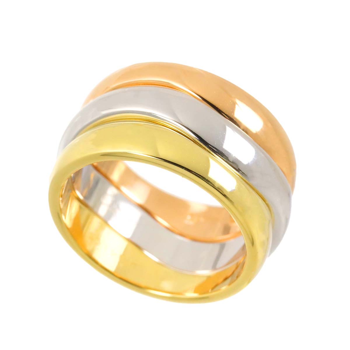 Love Me Ring 18K YG WG PG 750 size53 6.25-6.5(US)
