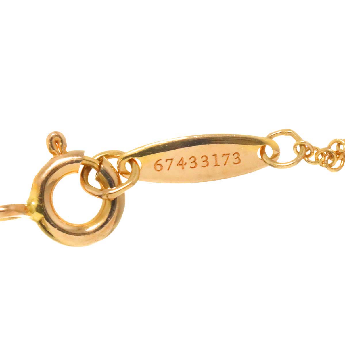 By The Yard Diamond Necklace 18K PG 750