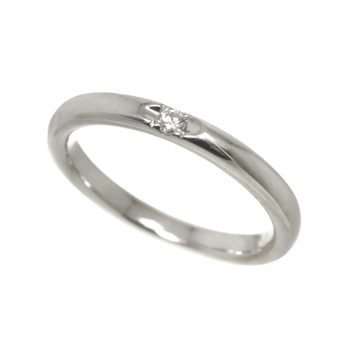 Diamond 0.01ct Ring Platinum Size2.5(US)