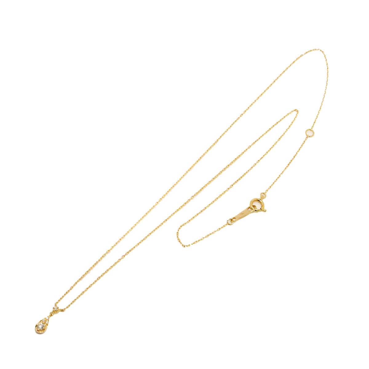 Diamond Necklace 18K Yellow Gold 750