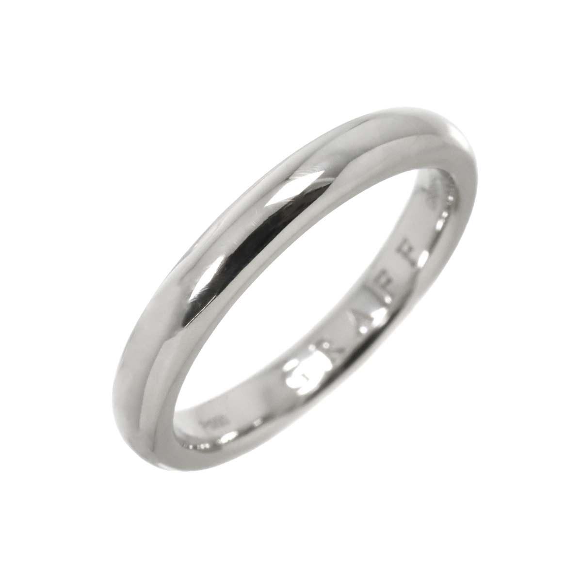 Shape Bund Ring Pt Platinum Size6.25-6.5(US)