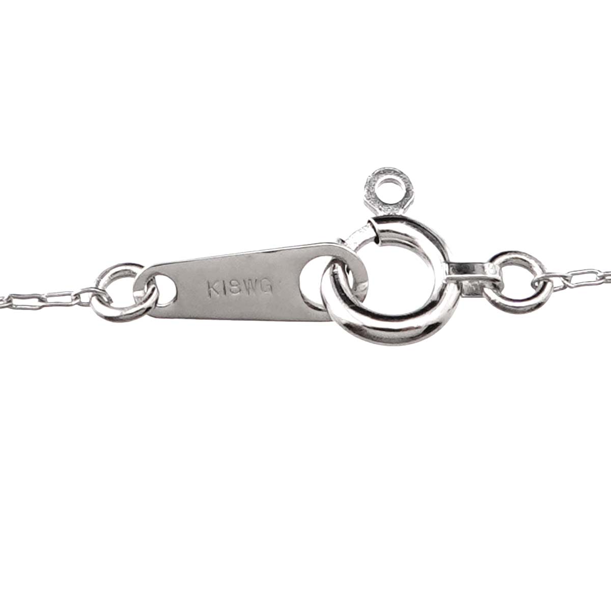 Diamond 0.229ct Necklace 18K WG White Gold 750
