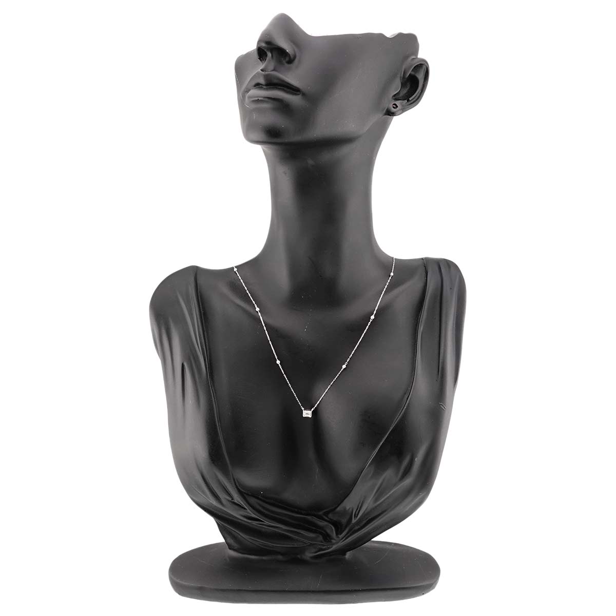 Diamond 0.229ct Necklace 18K WG White Gold 750