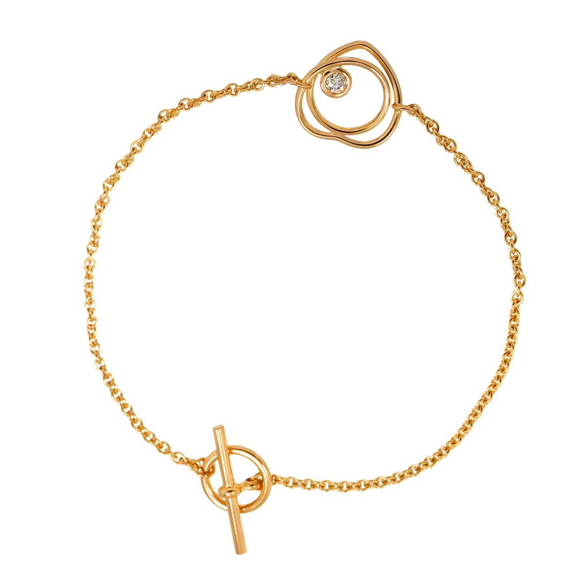 Diamond Bracelet SH 18K PG 750