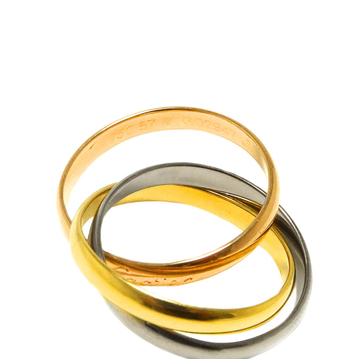 Trinity MM Ring 18K YG WG PG 18K 750 Size57 7.75-8(US)
