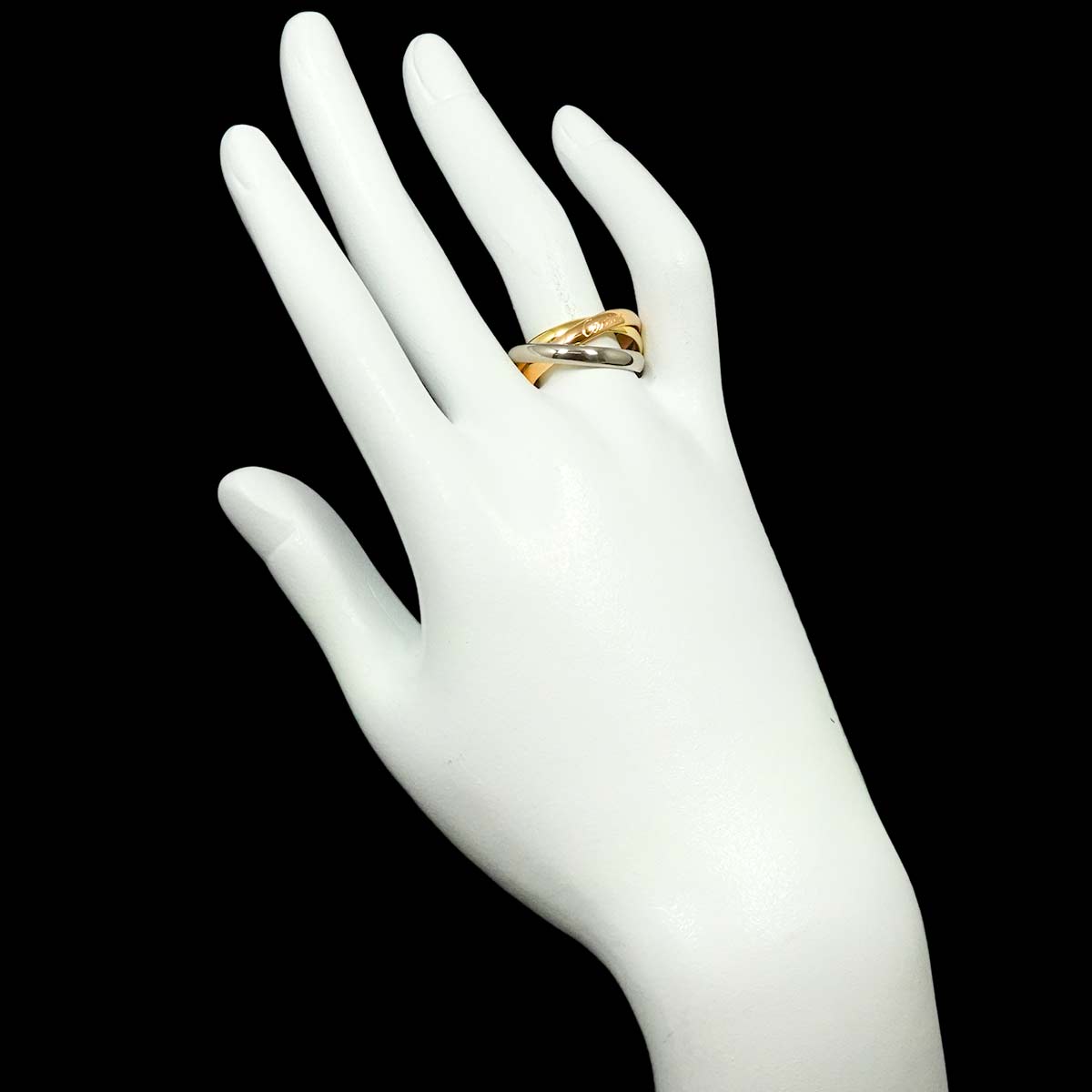 Trinity MM Ring 18K YG WG PG 18K 750 Size57 7.75-8(US)