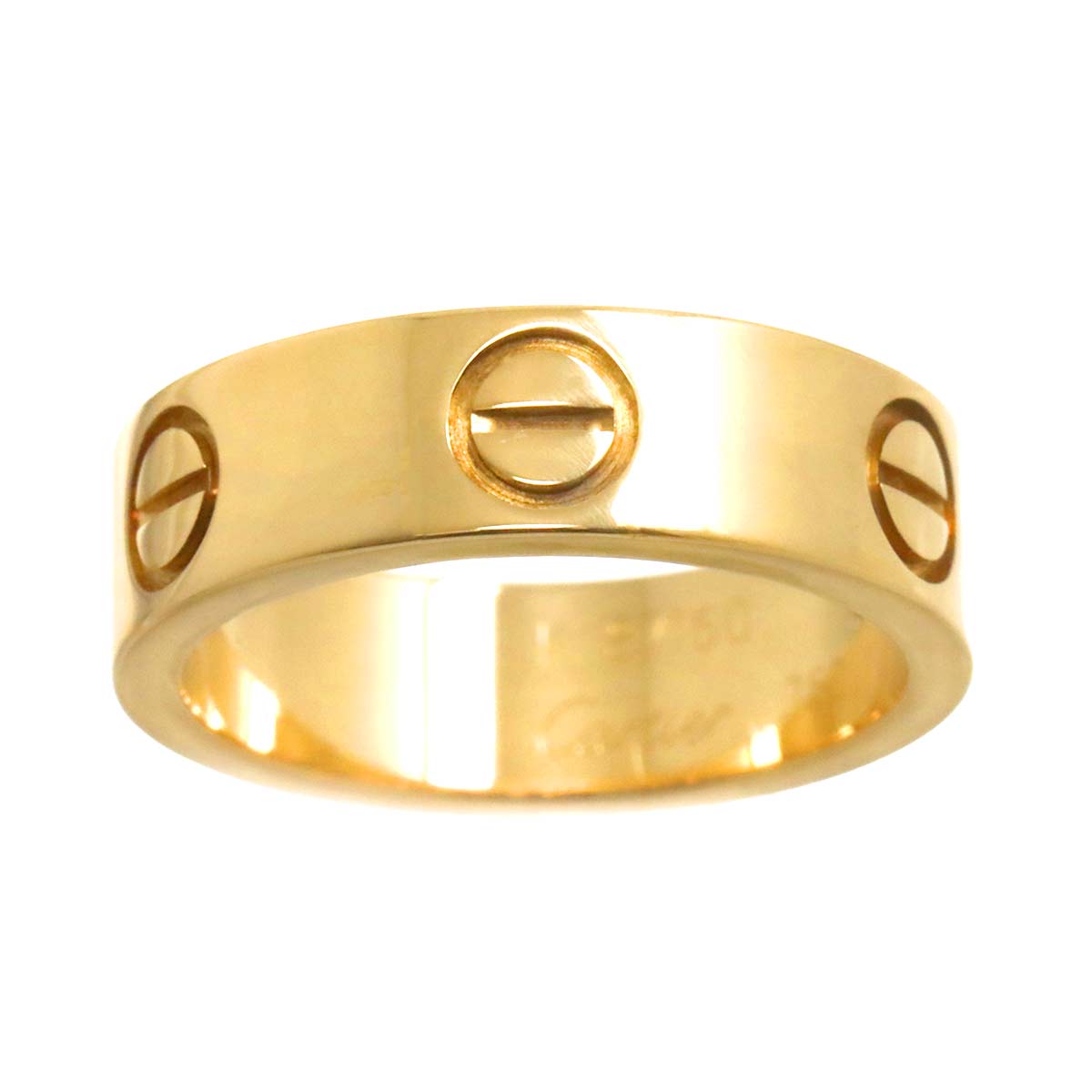 Love Ring 18K YG Yellow Gold 750 size48 4(US)