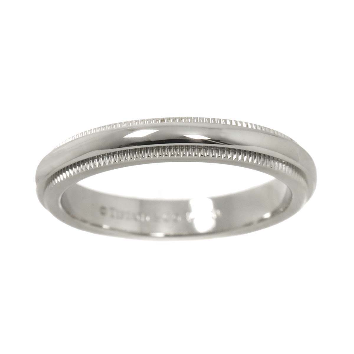Milgrain Band Ring Pt Platinum Size4.75-5(US)