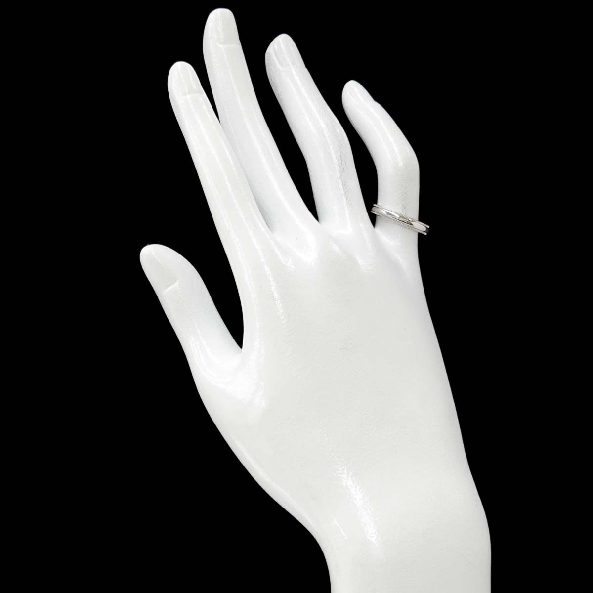 Milgrain Band Ring Pt Platinum Size4.75-5(US)