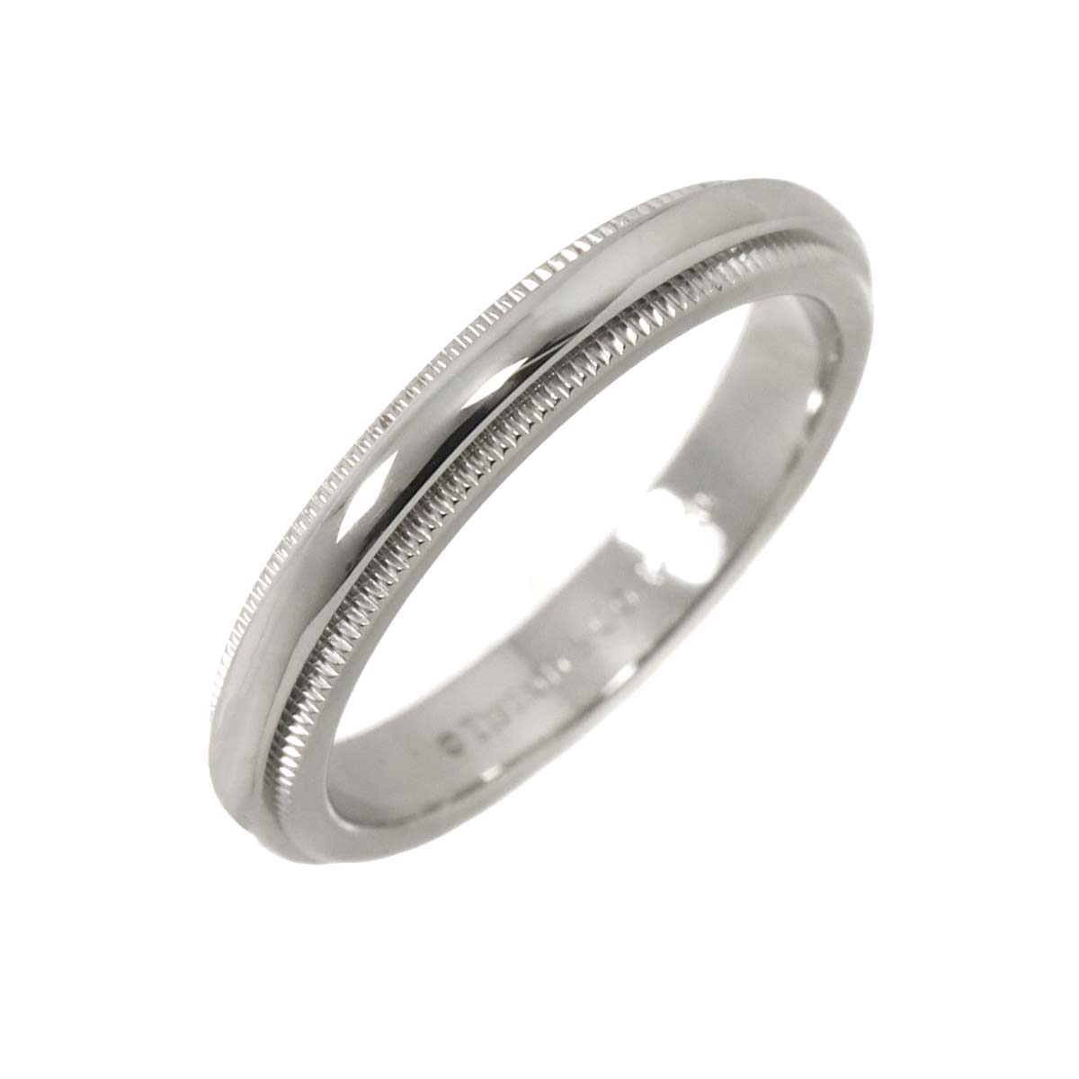Milgrain Band Ring Pt Platinum Size4.75-5(US)
