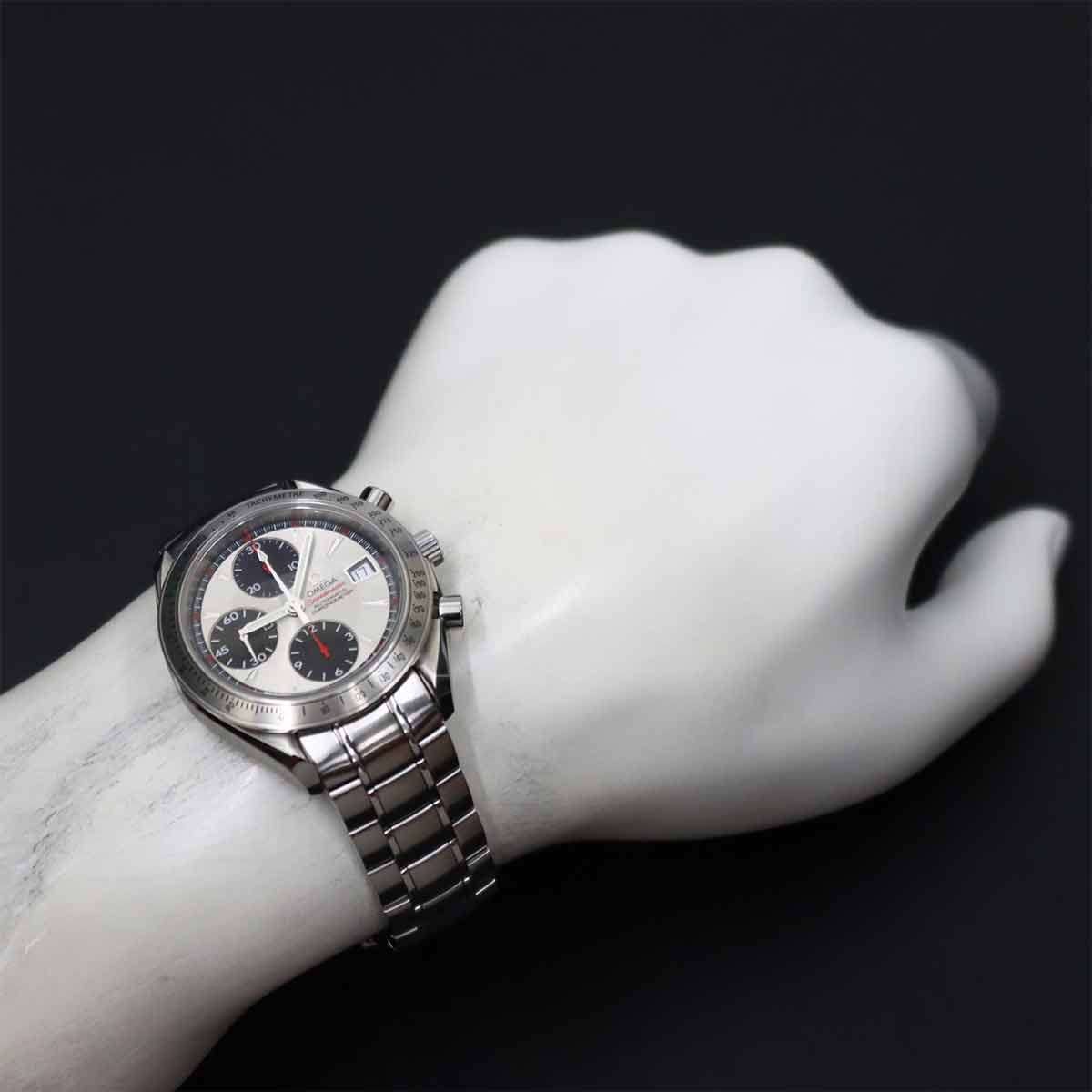 Speedmaster Date 3211 31 Automatic Silver Dial Mens