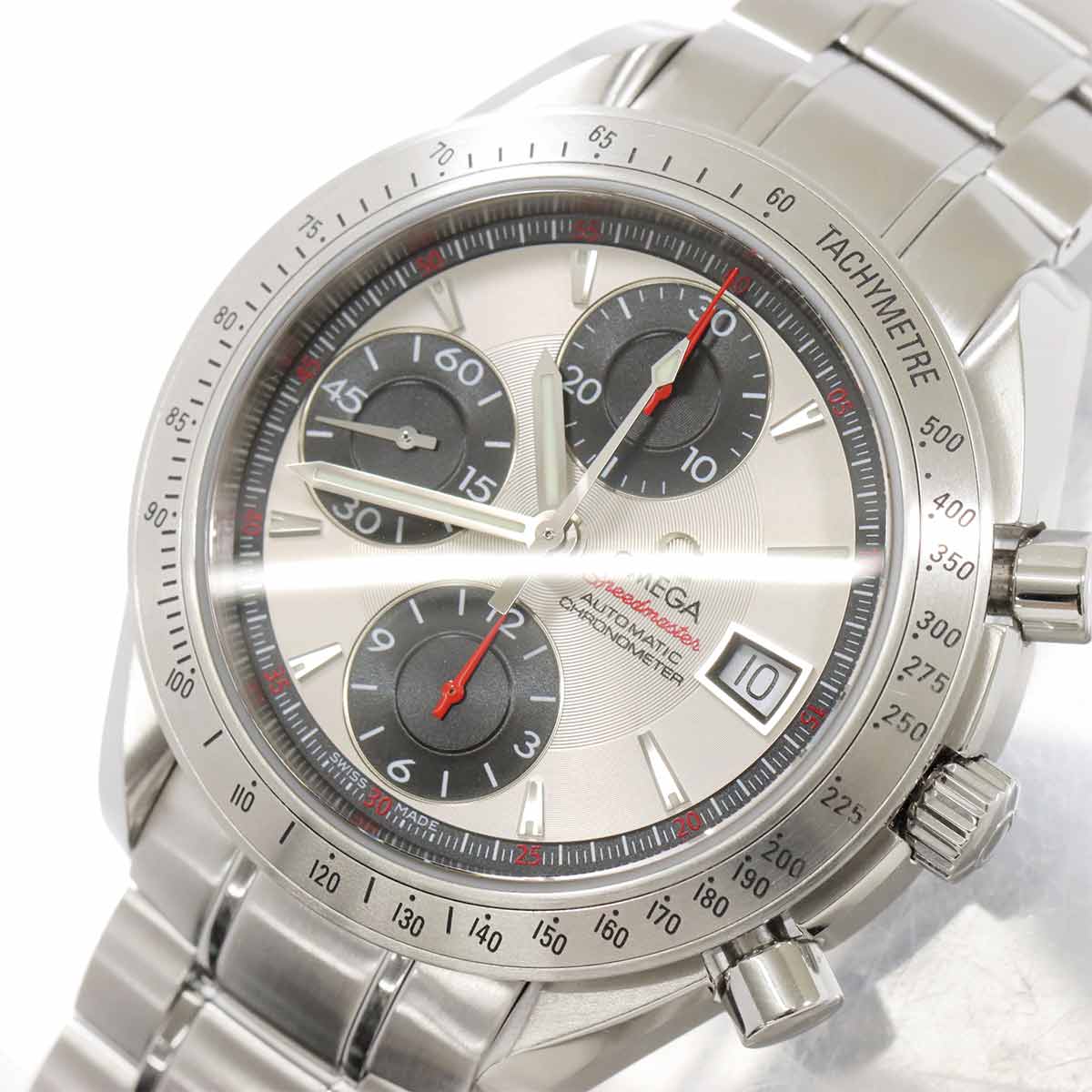 Speedmaster Date 3211 31 Automatic Silver Dial Mens