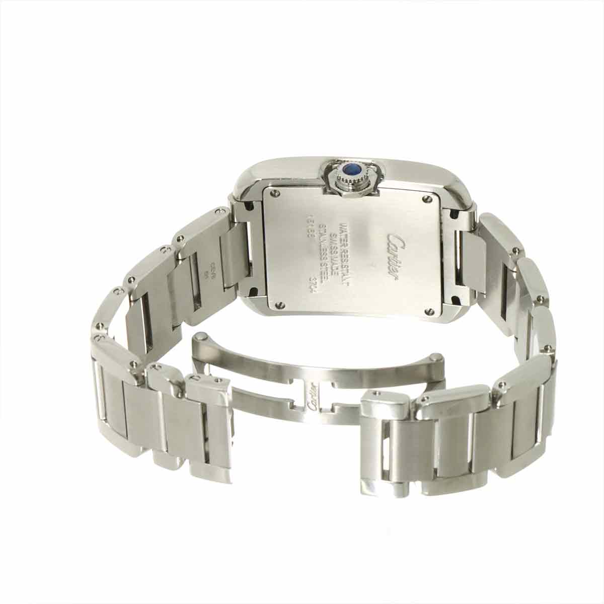 Tank Anglaise MM W5310044 Quartz Silver Dial Boys Watch