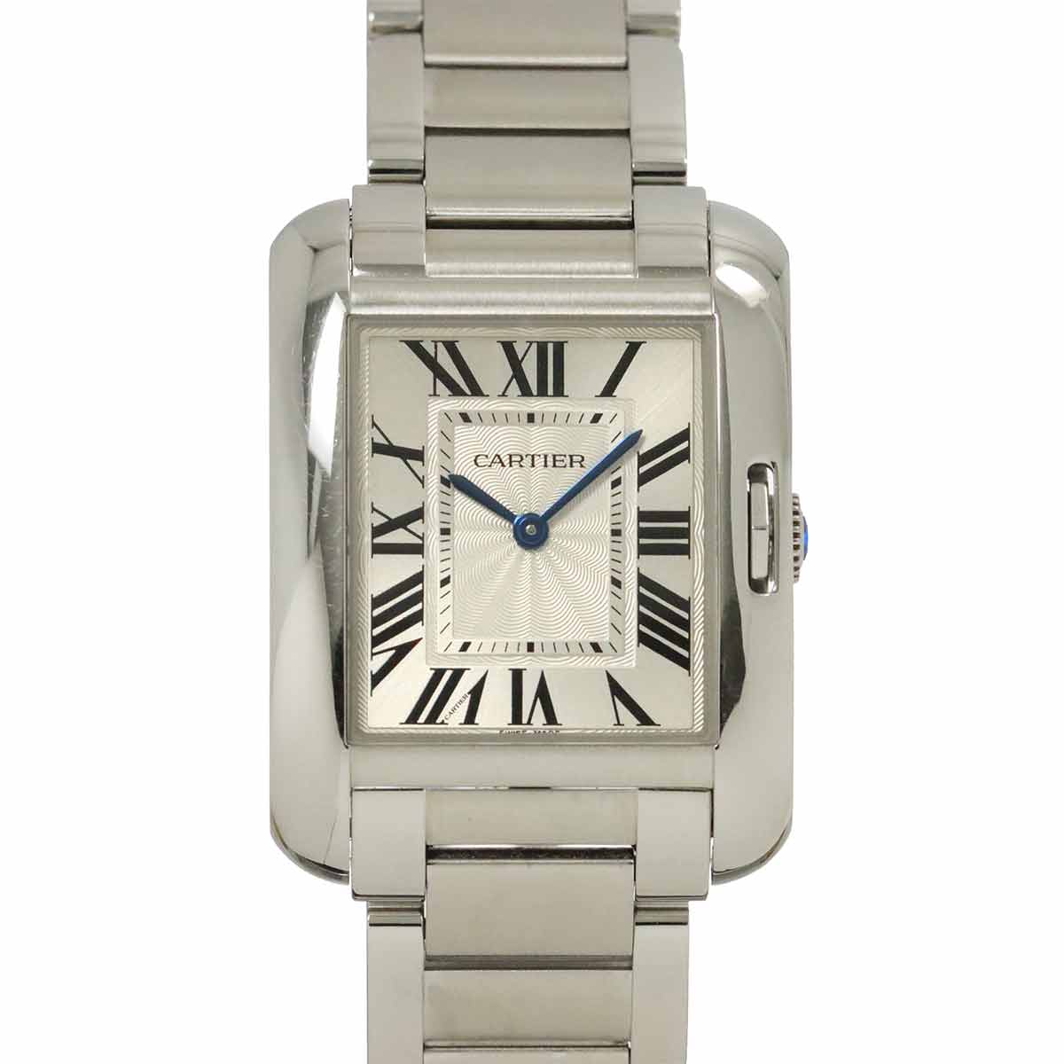 Tank Anglaise MM W5310044 Quartz Silver Dial Boys Watch