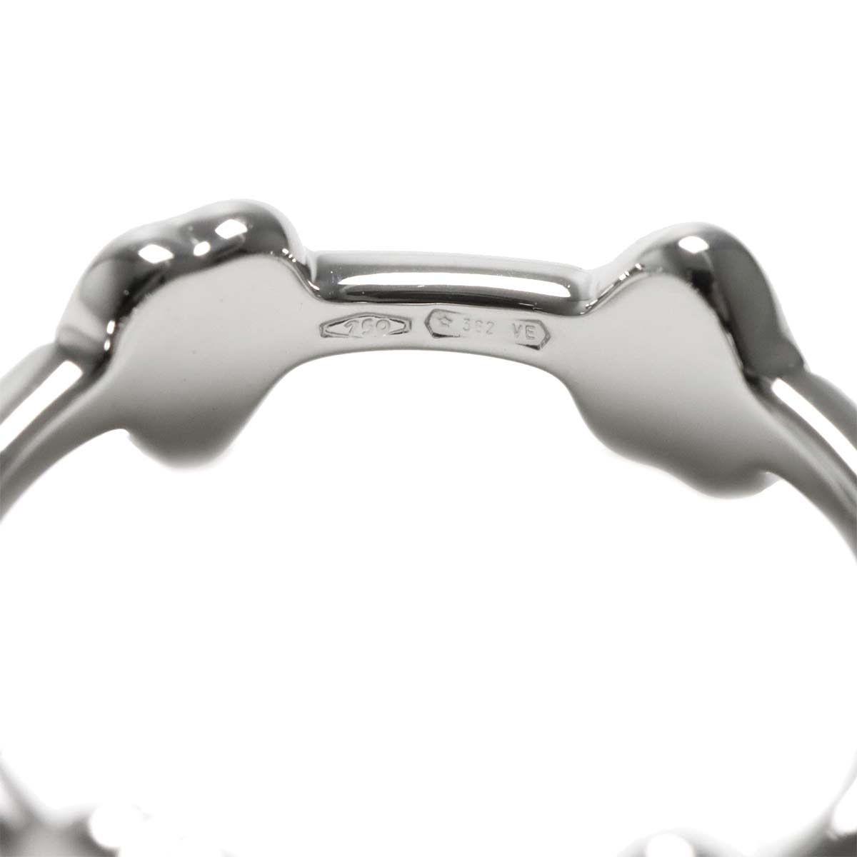 Icon Heart Ring 18K WG White Gold 750 Size8 4.5(US)