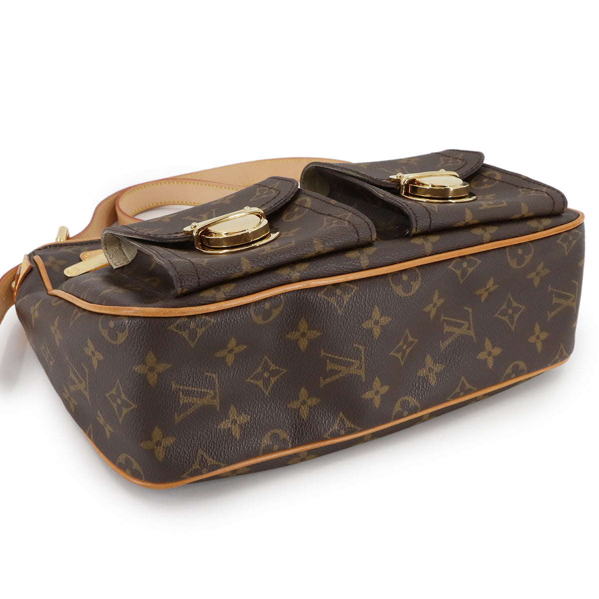Monogram Hudson GM Shoulder Bag Brown M40045 Purse