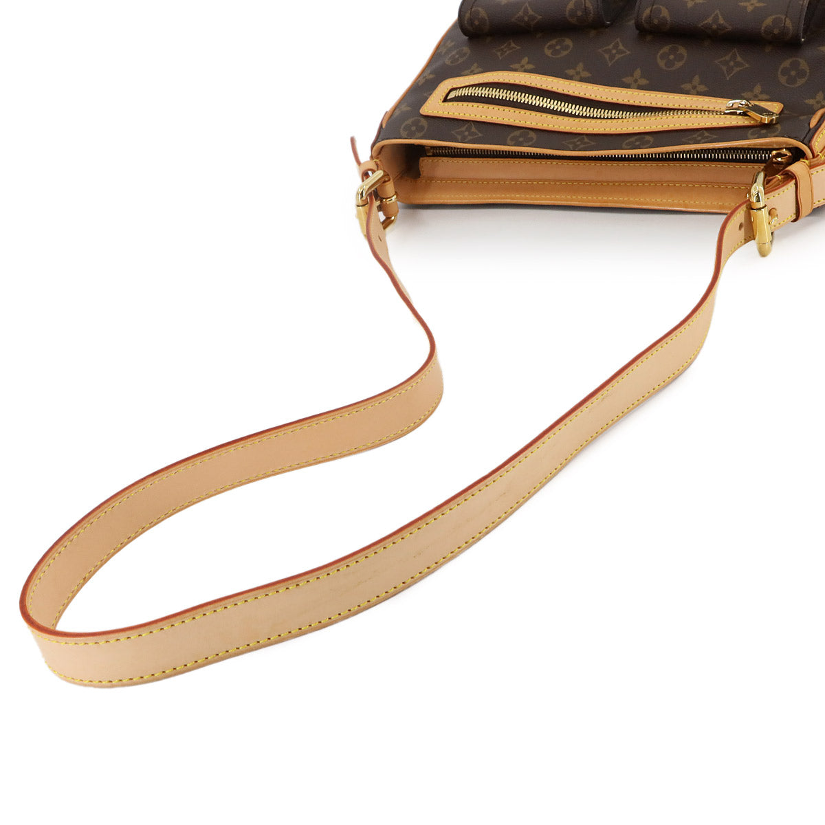 Monogram Hudson GM Shoulder Bag Brown M40045 Purse