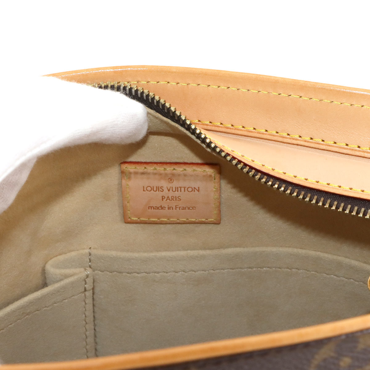 Monogram Hudson GM Shoulder Bag Brown M40045 Purse